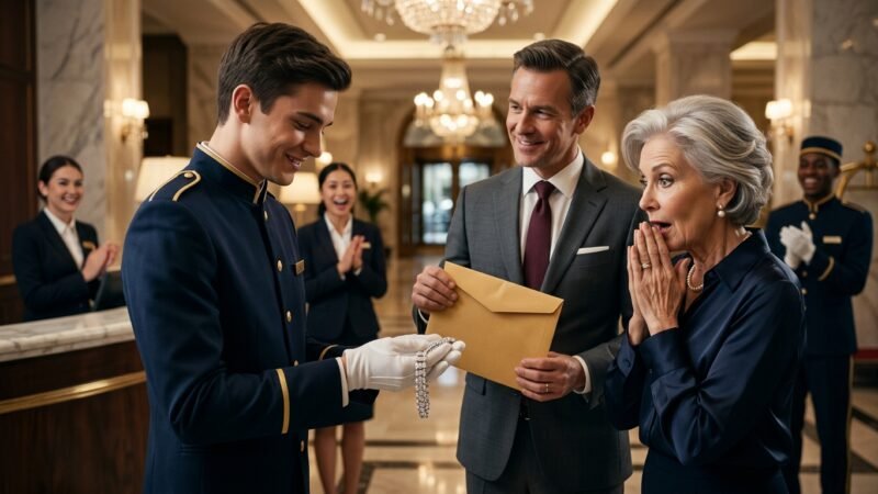 The Bellboy Who Returned a Bracelet — Then Shocked the Entire Hotel 💎😭