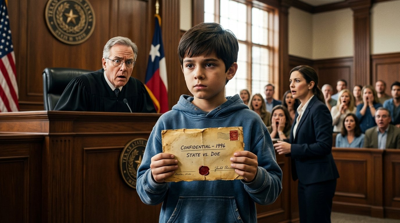 A Little Boy Handed a Judge an Old Letter… What Was Inside Left the Entire Courtroom in Tears 😭📜⚖️