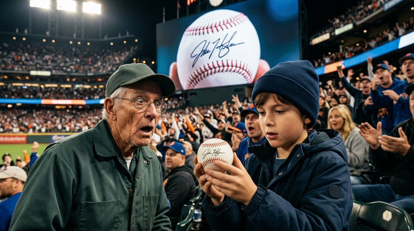 A Boy Walked Onto the Field With an Old Baseball… What Happened Next Made an Entire Stadium Cry 😭⚾❤️
