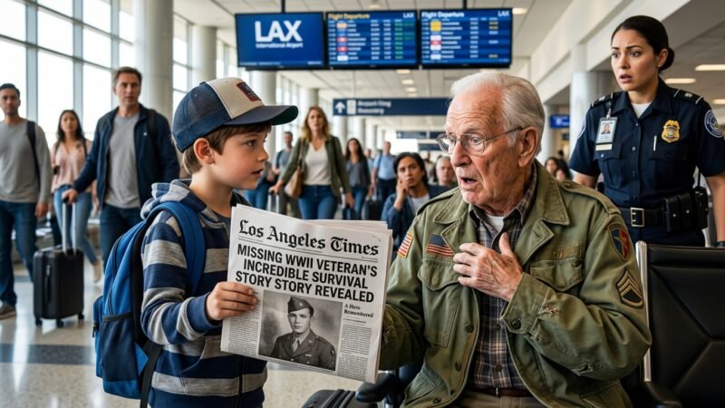 🎬 The Airport Stopped When a Little Boy Recognized an Old Soldier… What Happened Next Left Everyone in Tears 😭🇺🇸