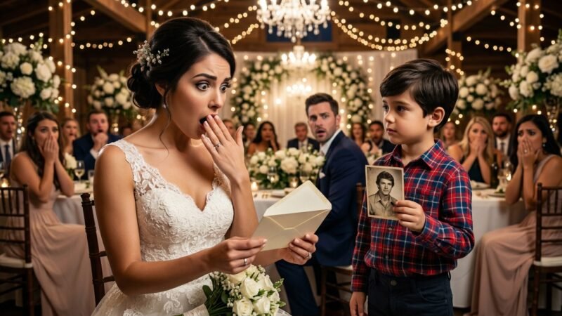A Little Boy Stopped a Wedding With One Letter… What the Bride Discovered Changed Everything 😭💍