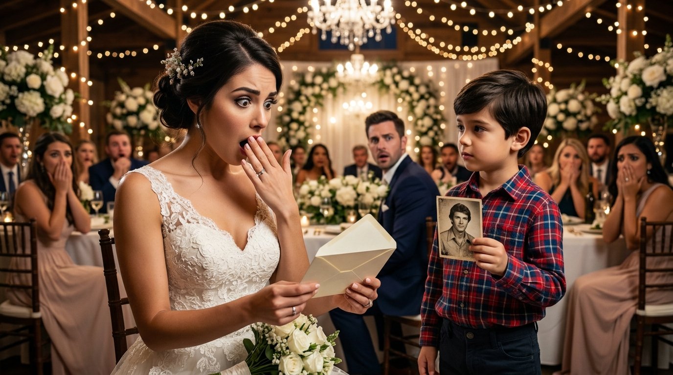 A Little Boy Stopped a Wedding With One Letter… What the Bride Discovered Changed Everything 😭💍