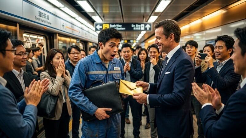 He Returned a Million-Dollar Briefcase… What Happened Next Left the Entire Subway Station in Tears 😭🚇
