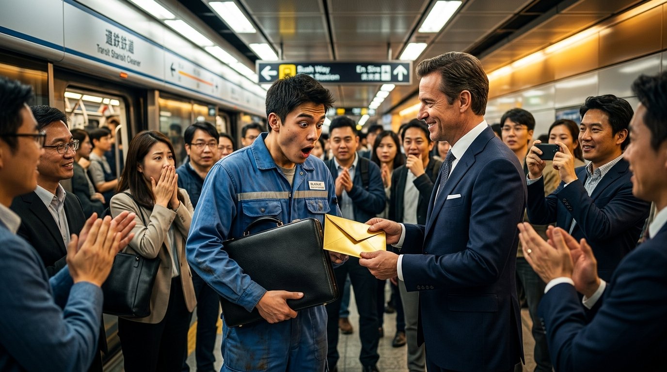 He Returned a Million-Dollar Briefcase… What Happened Next Left the Entire Subway Station in Tears 😭🚇
