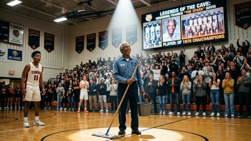 Everyone Laughed at the Old Janitor… Until the Entire Gym Stood Up and Cried 😭🏆❤️