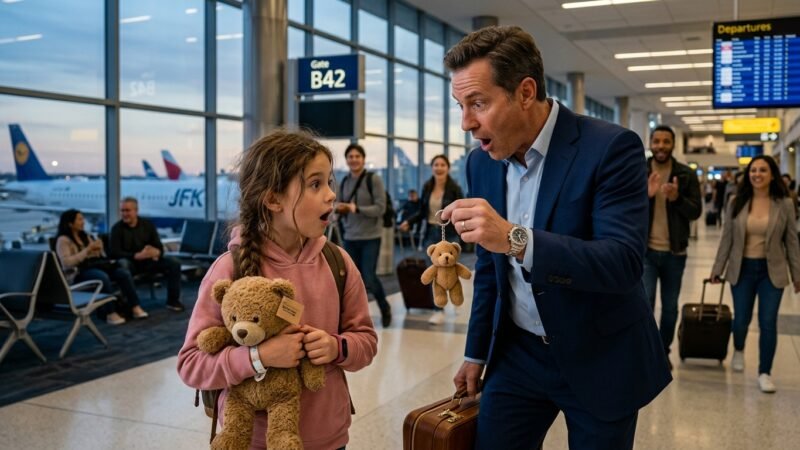 The Little Girl Waited at the Airport for 3 Years... Then a Stranger Changed Everything 😢✈️