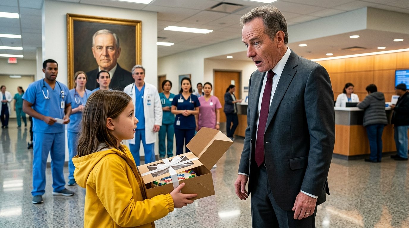 She Brought a Birthday Cake for a Father She Never Met… Then a Hospital Director Revealed the Truth 😭🎂