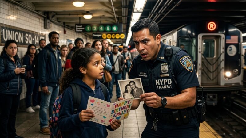 A Little Girl Waited for Her Dad in a Subway Station… Then a Police Officer Recognized His Face 😭🚒❤️