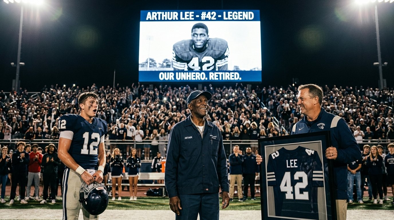 Star Quarterback Humiliated the School Janitor… Then the Entire Stadium Found Out Who He Really Was ❤️