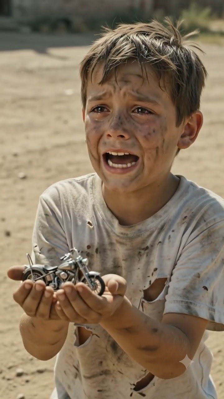 The Little Boy Tried to Sell His Dad’s Tiny Motorcycle