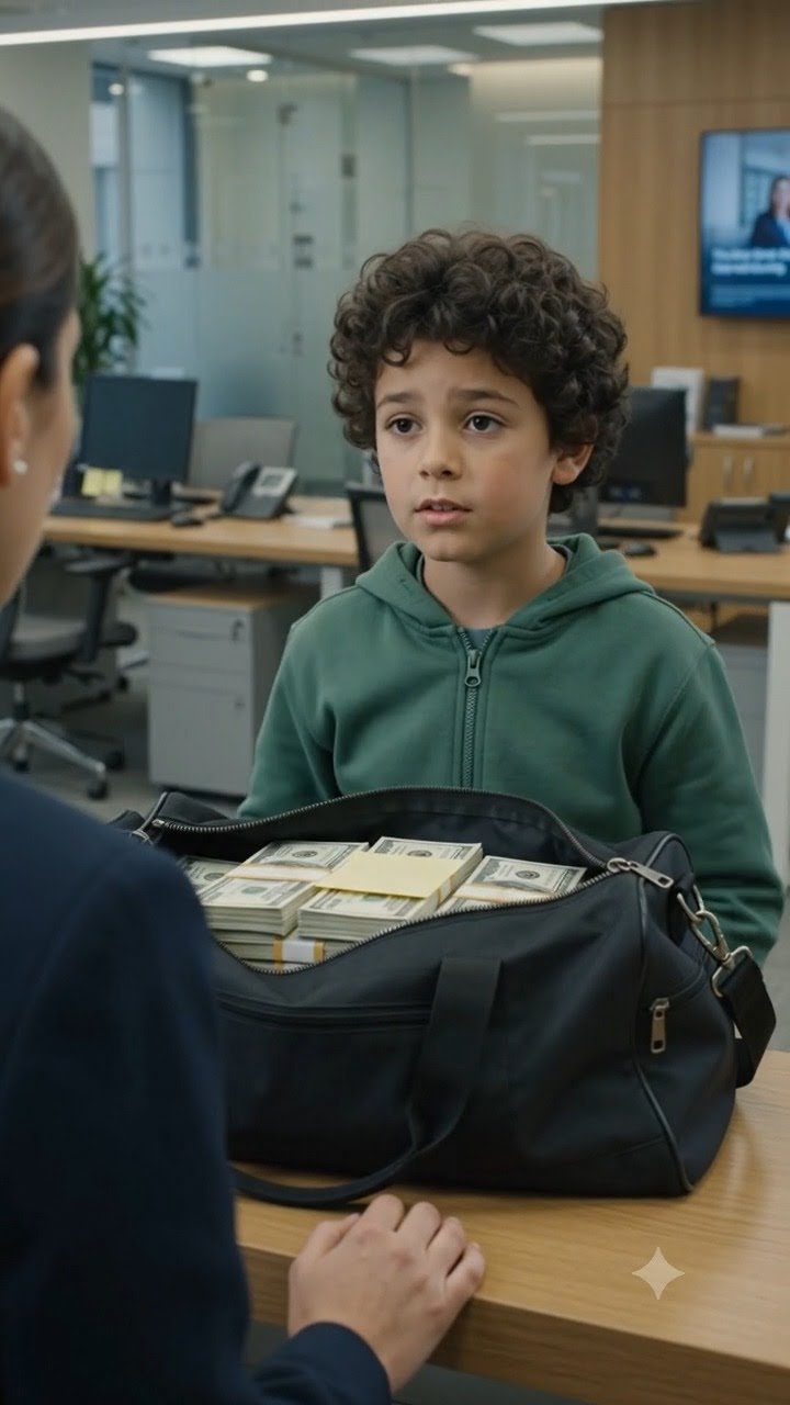 The Boy With the Bag of Cash