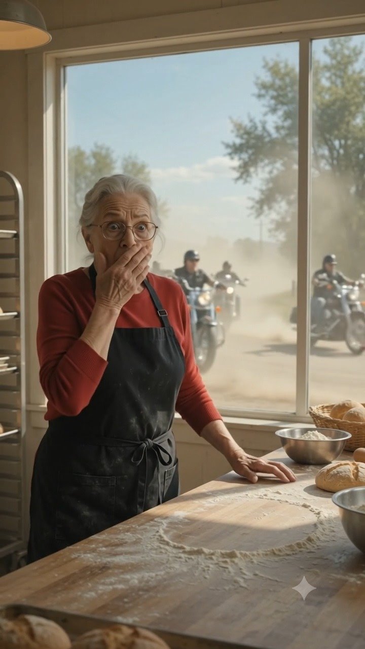 The Reason the Bikers Returned Brought Her to Tears