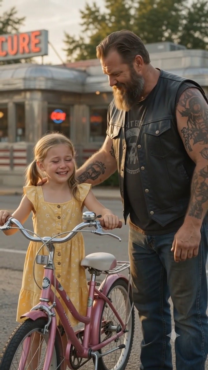 What the Little Girl Said Next Brought the Biker to Tears