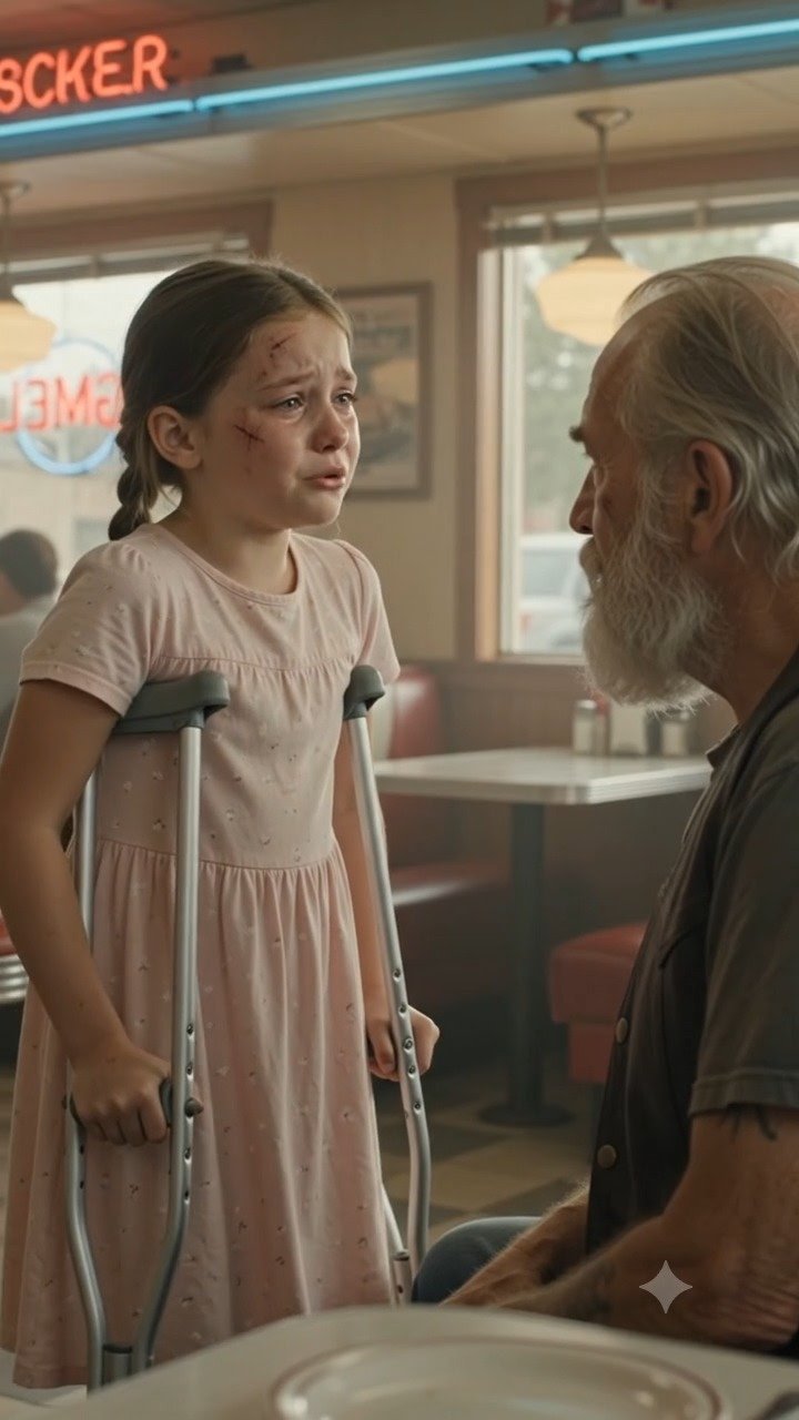 The Little Girl Led the Biker to a Secret in the Woods