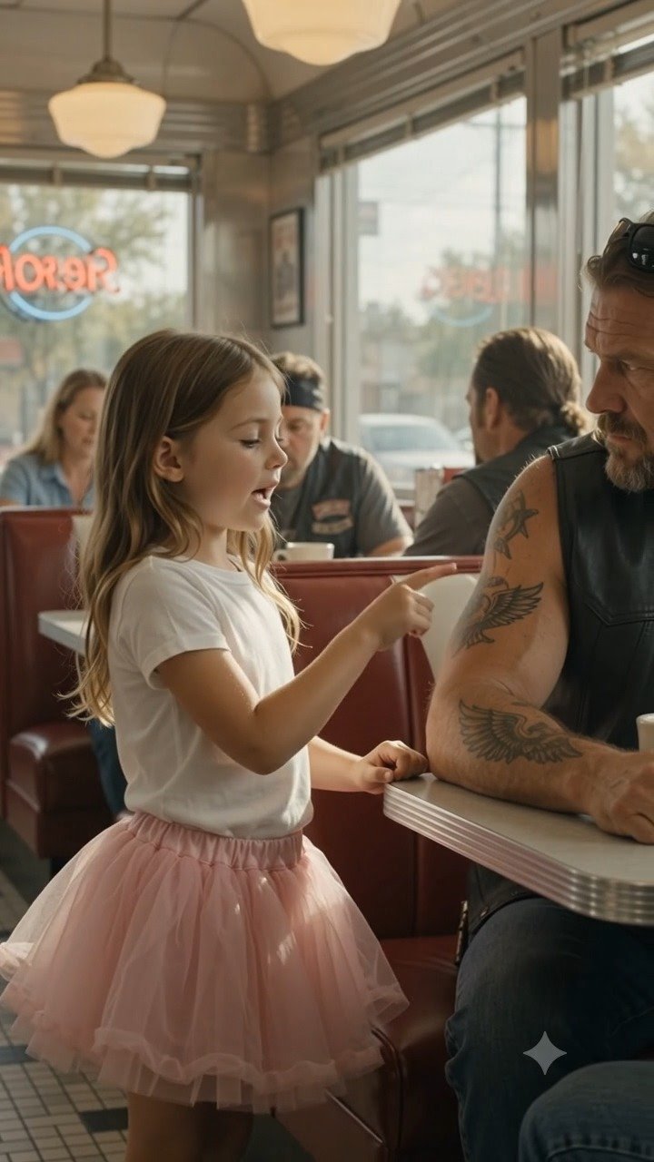 The Little Girl Spoke a Name That Stopped Every Biker
