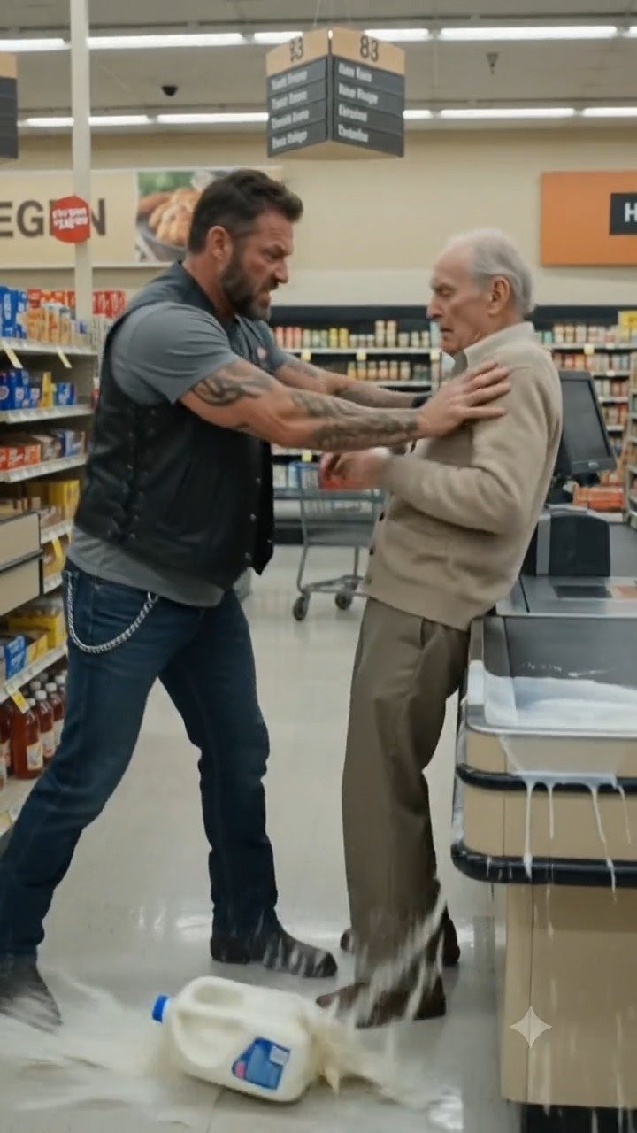 The Elderly Man Learned Why the Biker Noticed the Danger