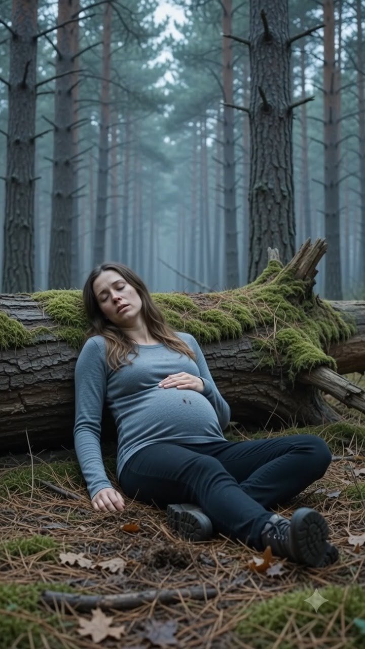 A Pregnant Woman Lost In The Forest