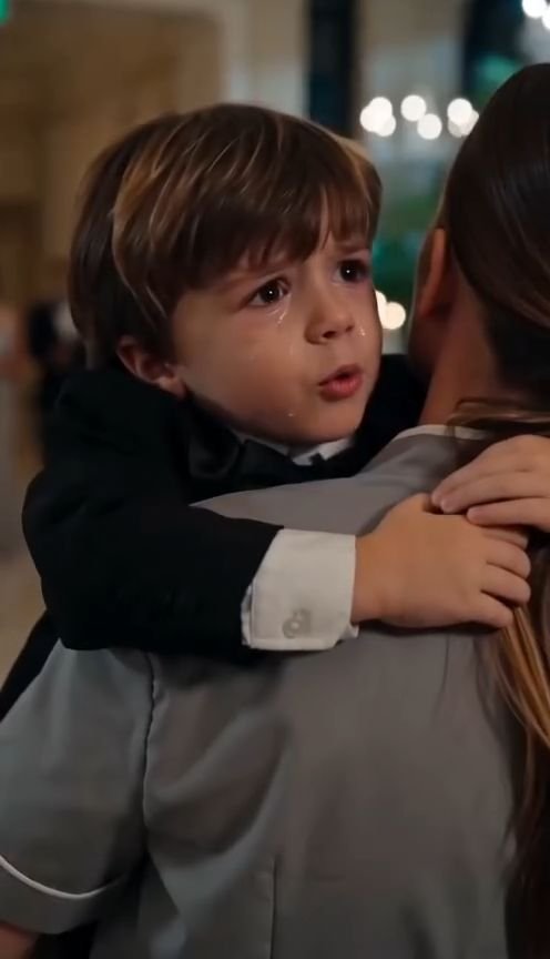 A Little Boy Hugged the Maid at a Luxury Wedding