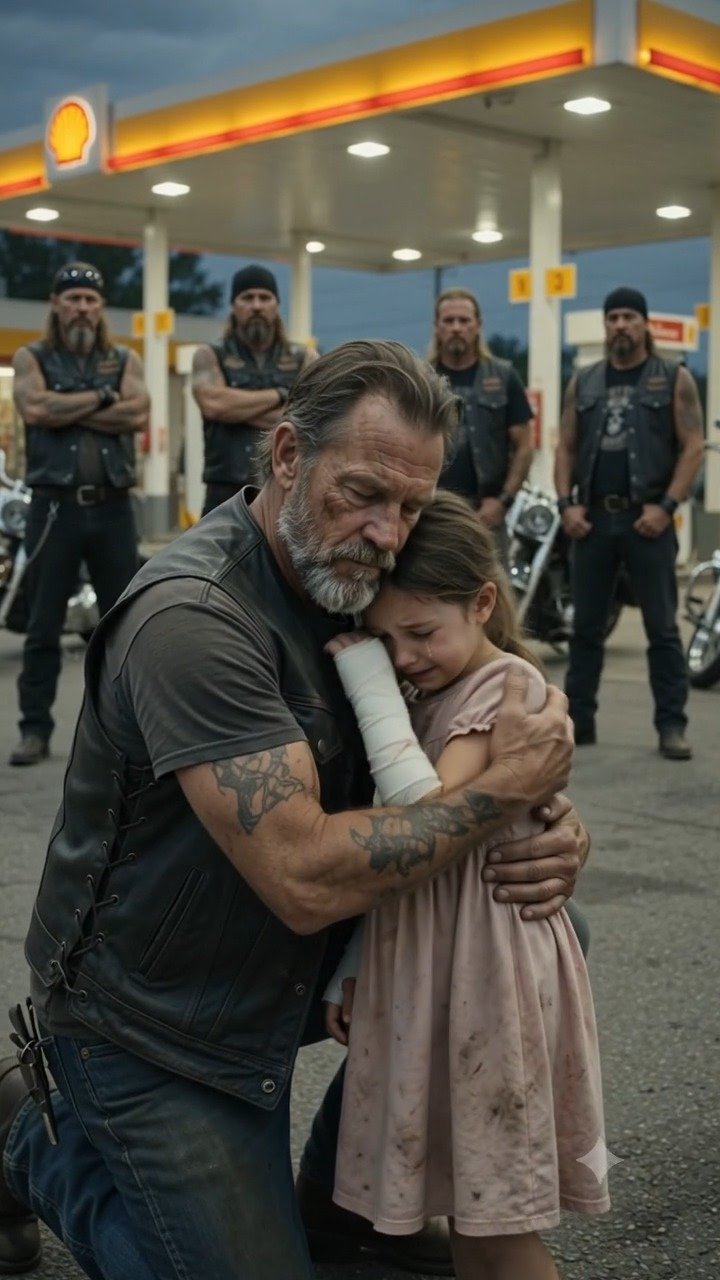 The Bikers Who Became a Little Girl’s Safe Place