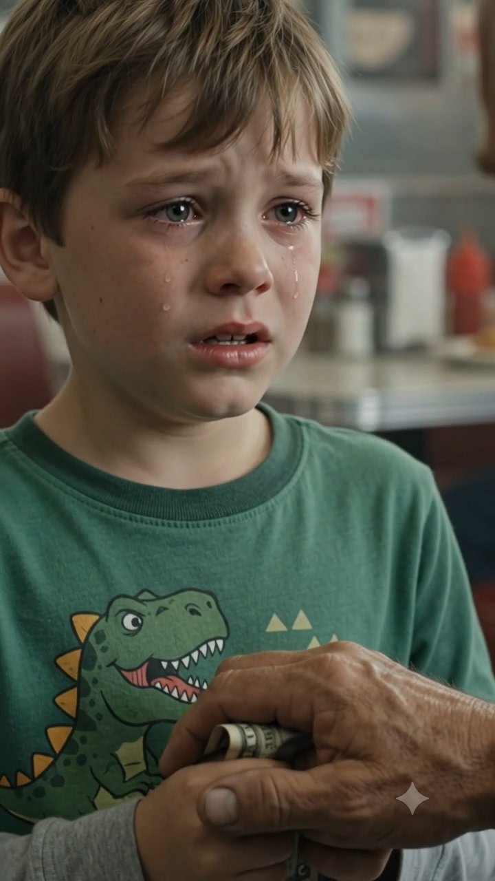 Little Boy Offered His Last Dollar to a Biker