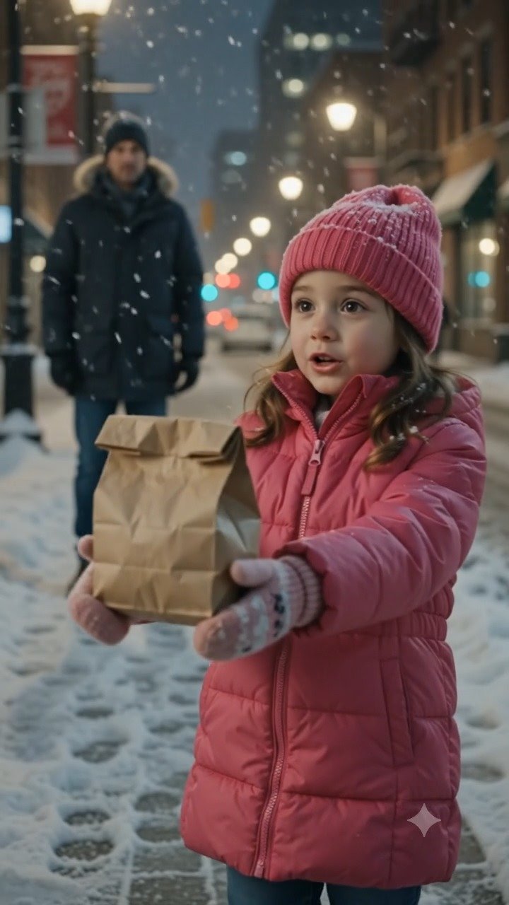 A Little Girl Gave a Stranger Her Pastries