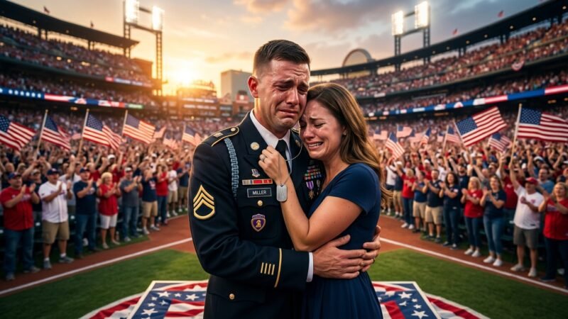 A Lost Dog Tag Stopped the Ceremony… Then the Entire Stadium Broke Down in Tears 🇺🇸😭❤️