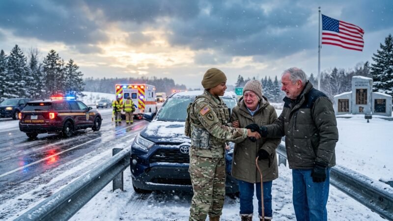 The Soldier Who Stopped for Strangers 🇺🇸❄️