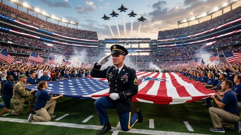 The Soldier Who Refused to Let America's Flag Touch the Ground 🇺🇸❤️😭