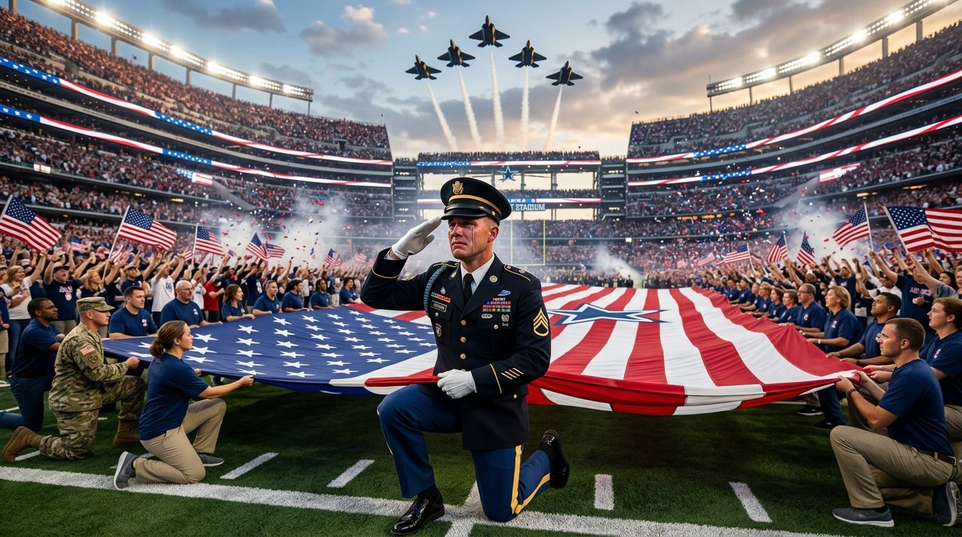 The Soldier Who Refused to Let America’s Flag Touch the Ground 🇺🇸❤️😭