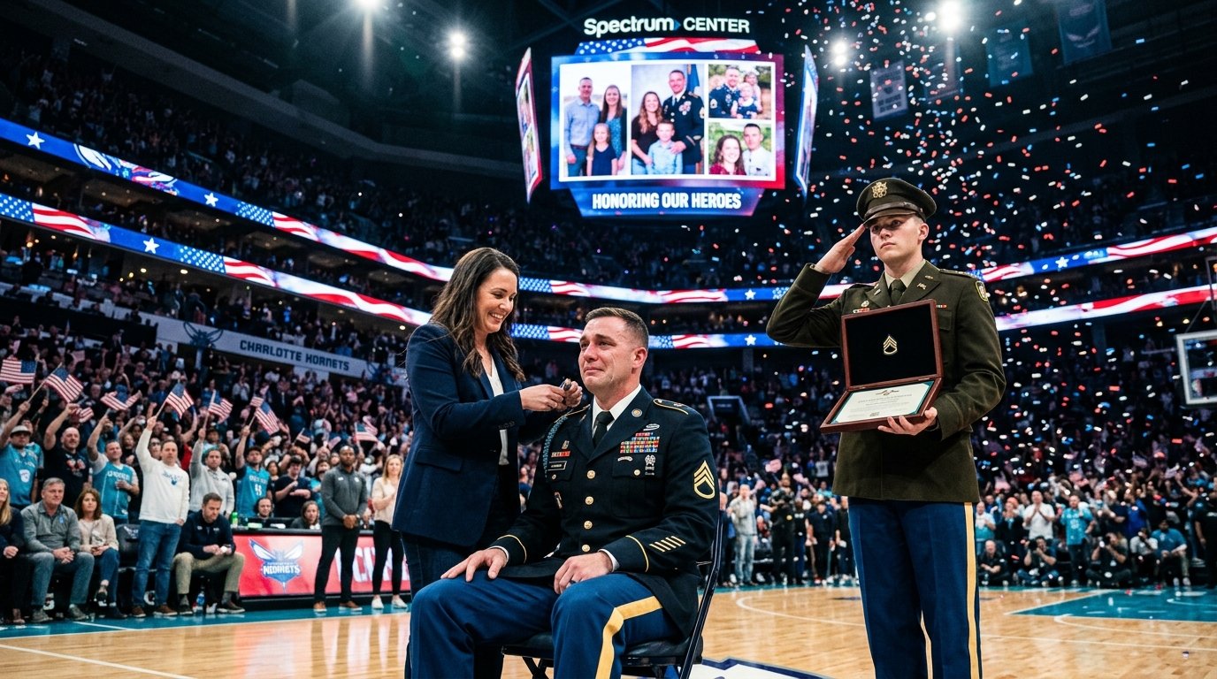 He Thought He Was Just Watching the Game… Then His Wife Changed His Life Forever 🇺🇸🏀😭