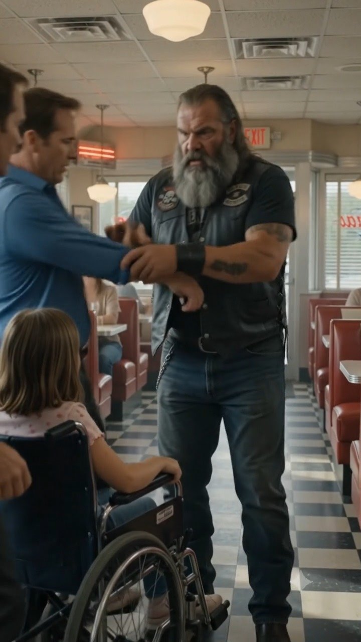 The Biker’s Next Act of Kindness Left the Entire Diner in Tears