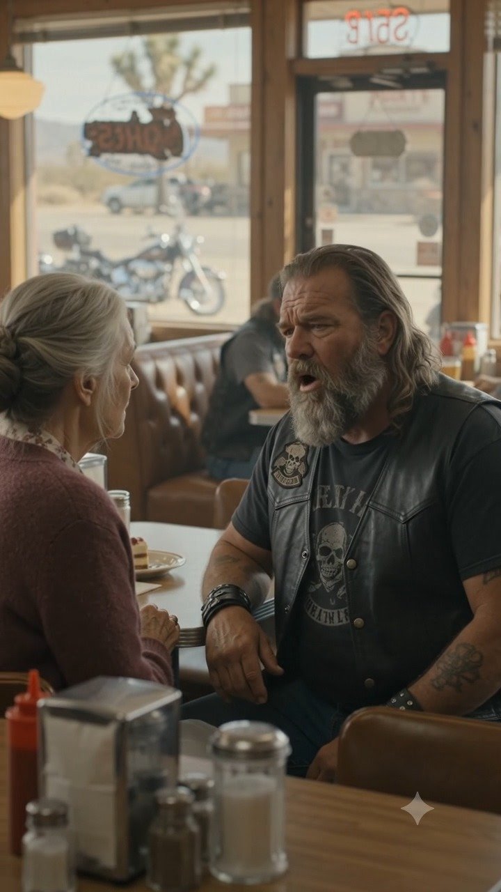The Elderly Woman Who Found a Family of Bikers