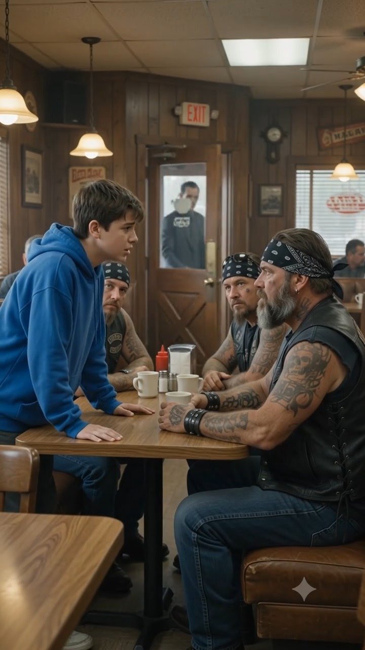 The Little Boy Who Ran to the Bikers for Help